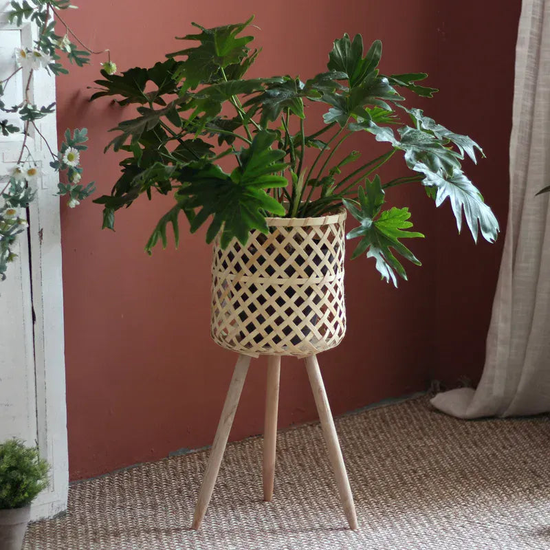 Ma boutique cache-pot bambou sur pied