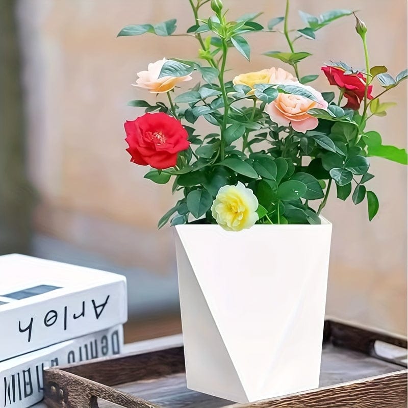 Ma boutique cache-pot blanc plastique