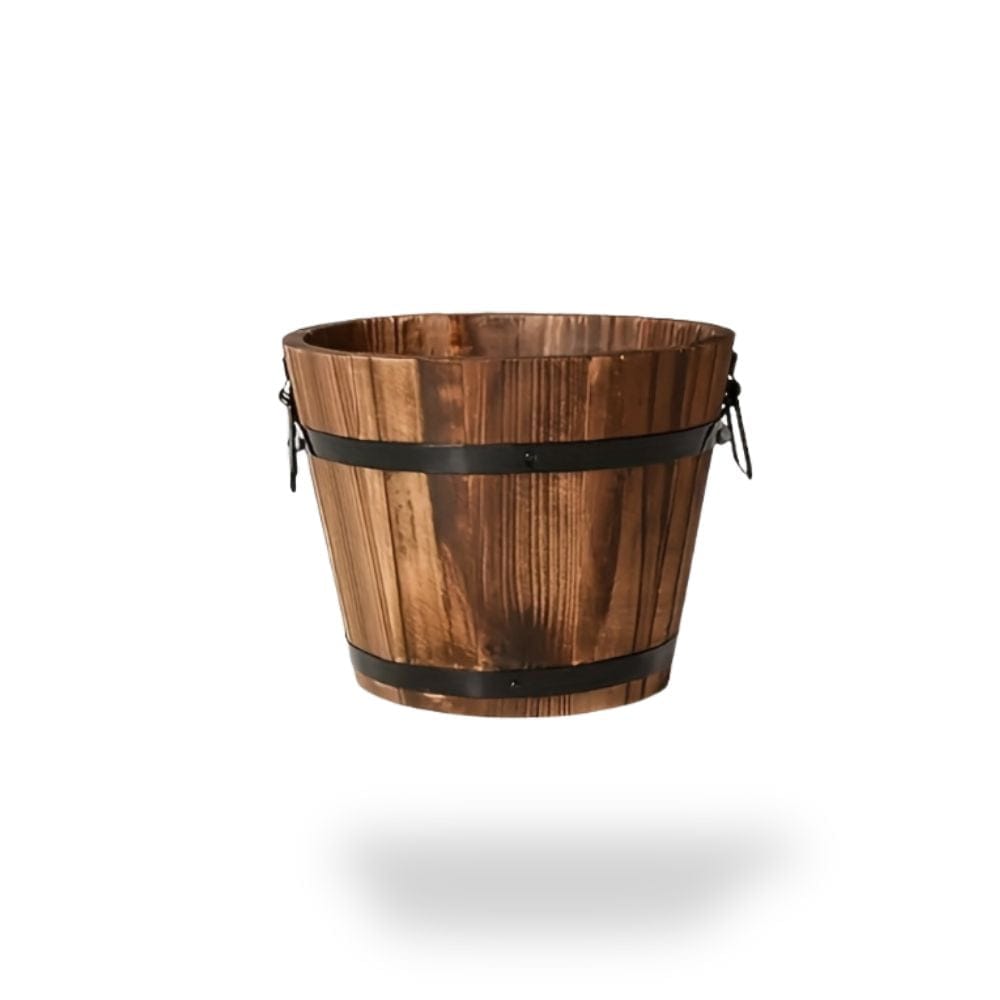Ma boutique Cache pot bois rond