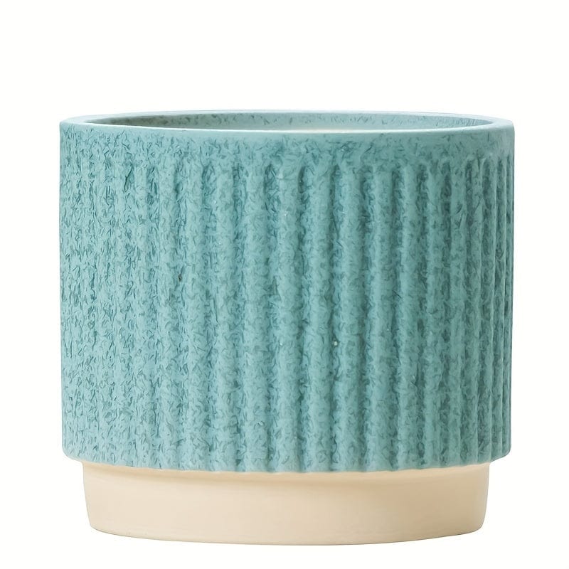 Ma boutique Turquoise cache pot ceramique design