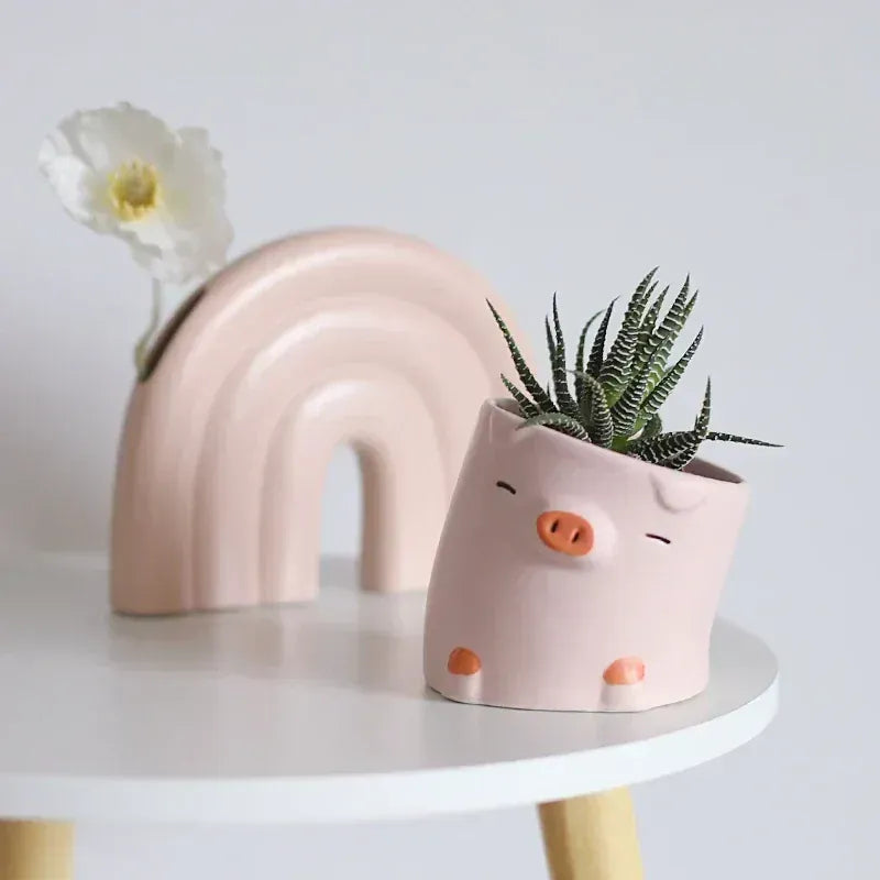 Ma boutique cache pot céramique rigolo