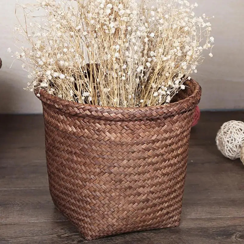 Ma boutique Brun cache pot decoration naturel