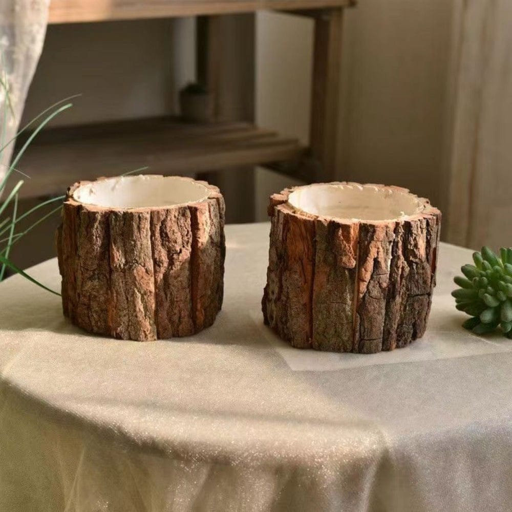 Ma boutique Cache pot écorce bois