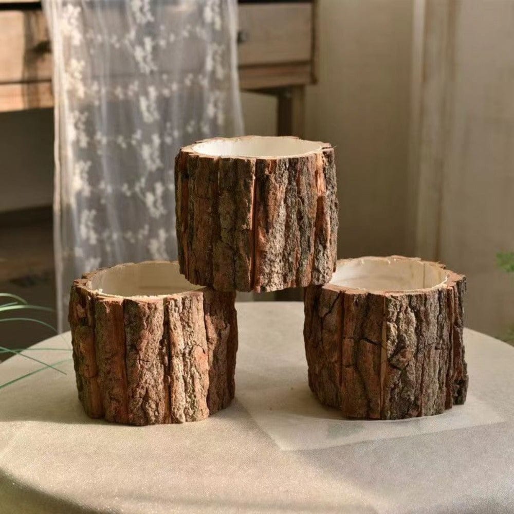 Ma boutique Cache pot écorce bois