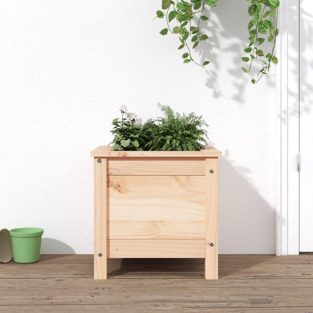 Ma boutique cache pot en bois interieur