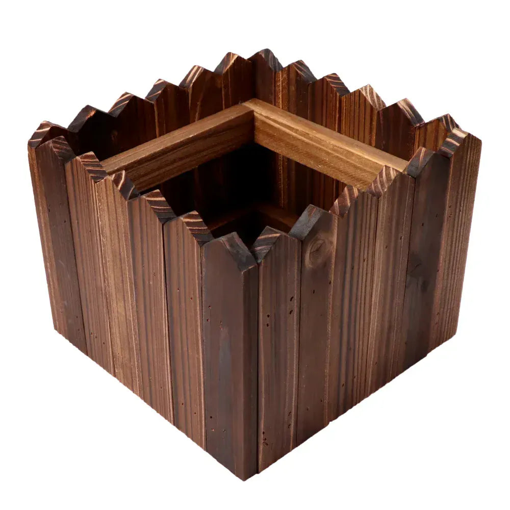 Ma boutique cache pot en bois vintage
