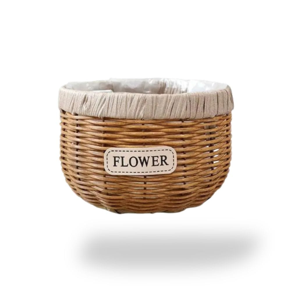 Ma boutique cache pot en osier créatif