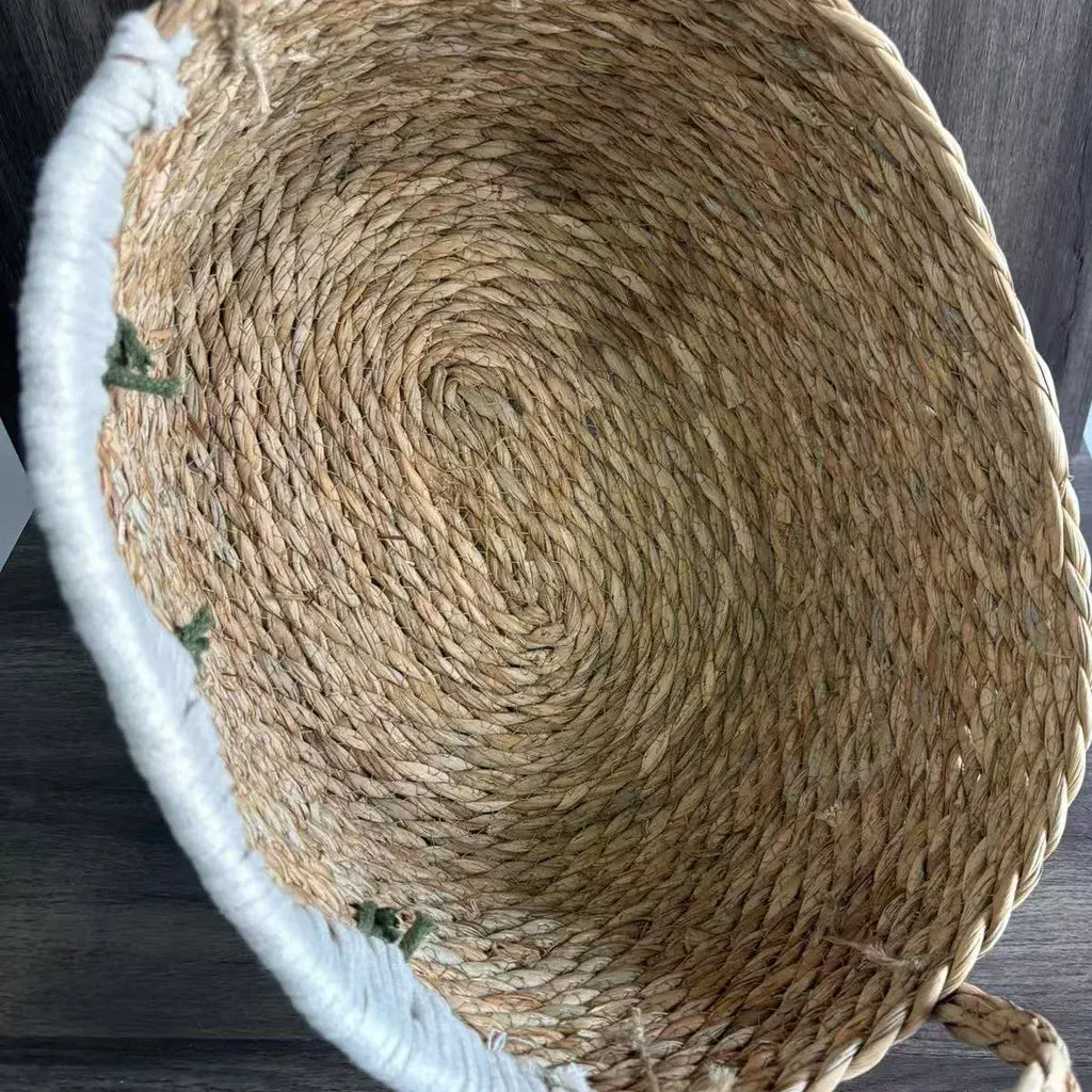 Ma boutique Cache pot en osier ovale