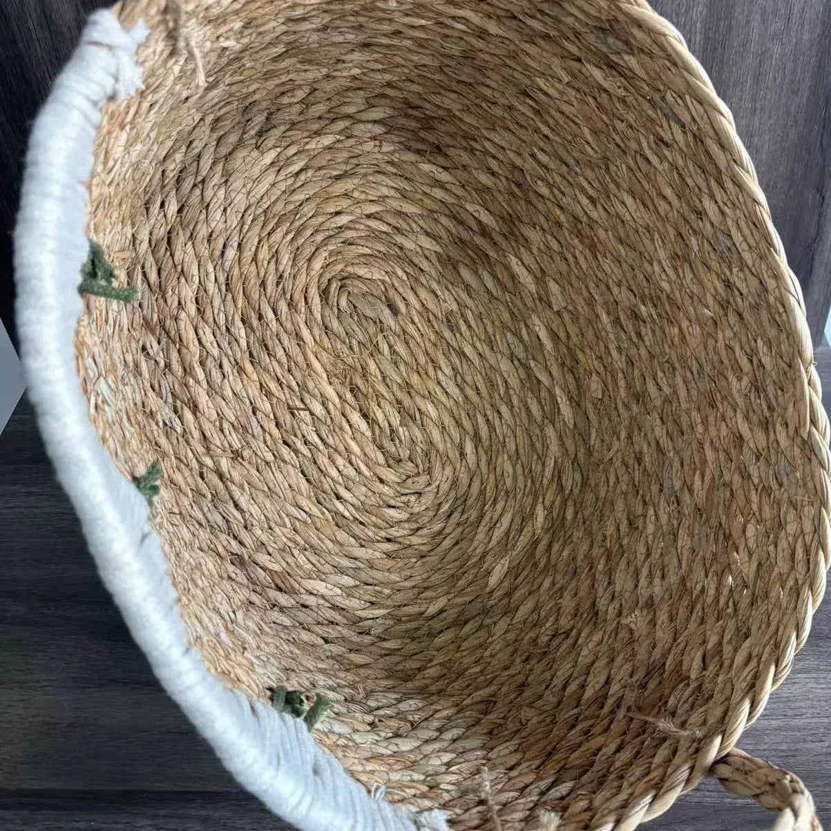 Ma boutique Cache pot en osier ovale