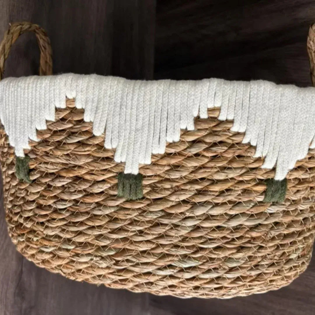 Ma boutique Cache pot en osier ovale