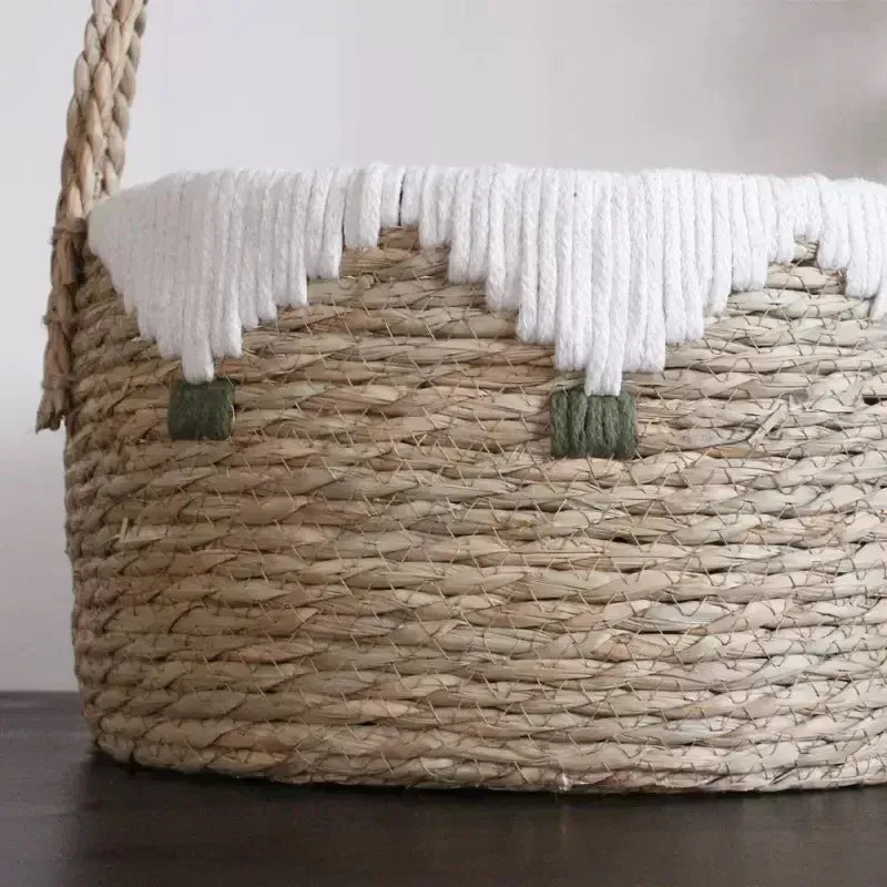 Ma boutique Cache pot en osier ovale