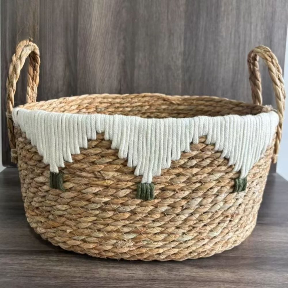 Ma boutique Cache pot en osier ovale