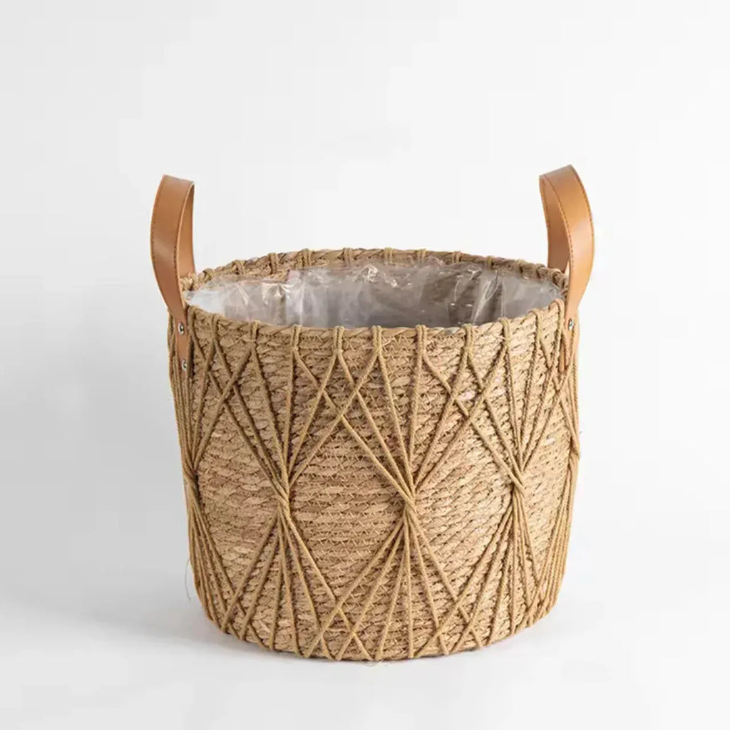 Ma boutique 25x20cm cache pot en osier pour plante