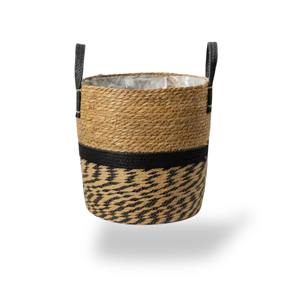 Ma boutique cache pot en osier rond