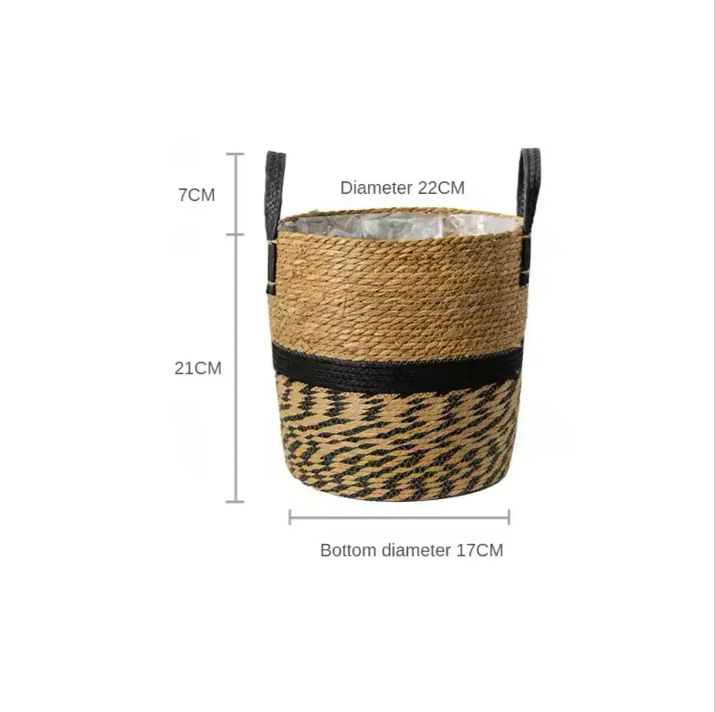 Ma boutique 22CM cache pot en osier rond