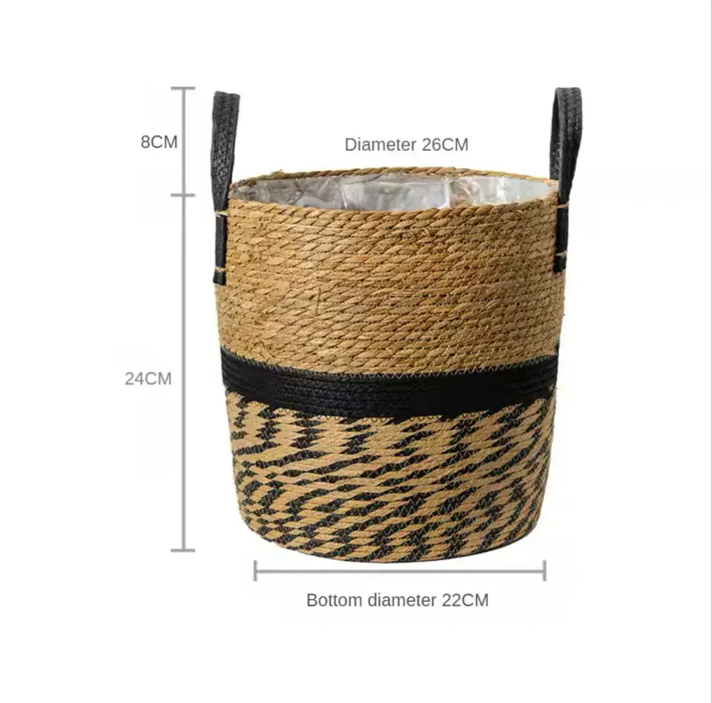 Ma boutique 26CM cache pot en osier rond