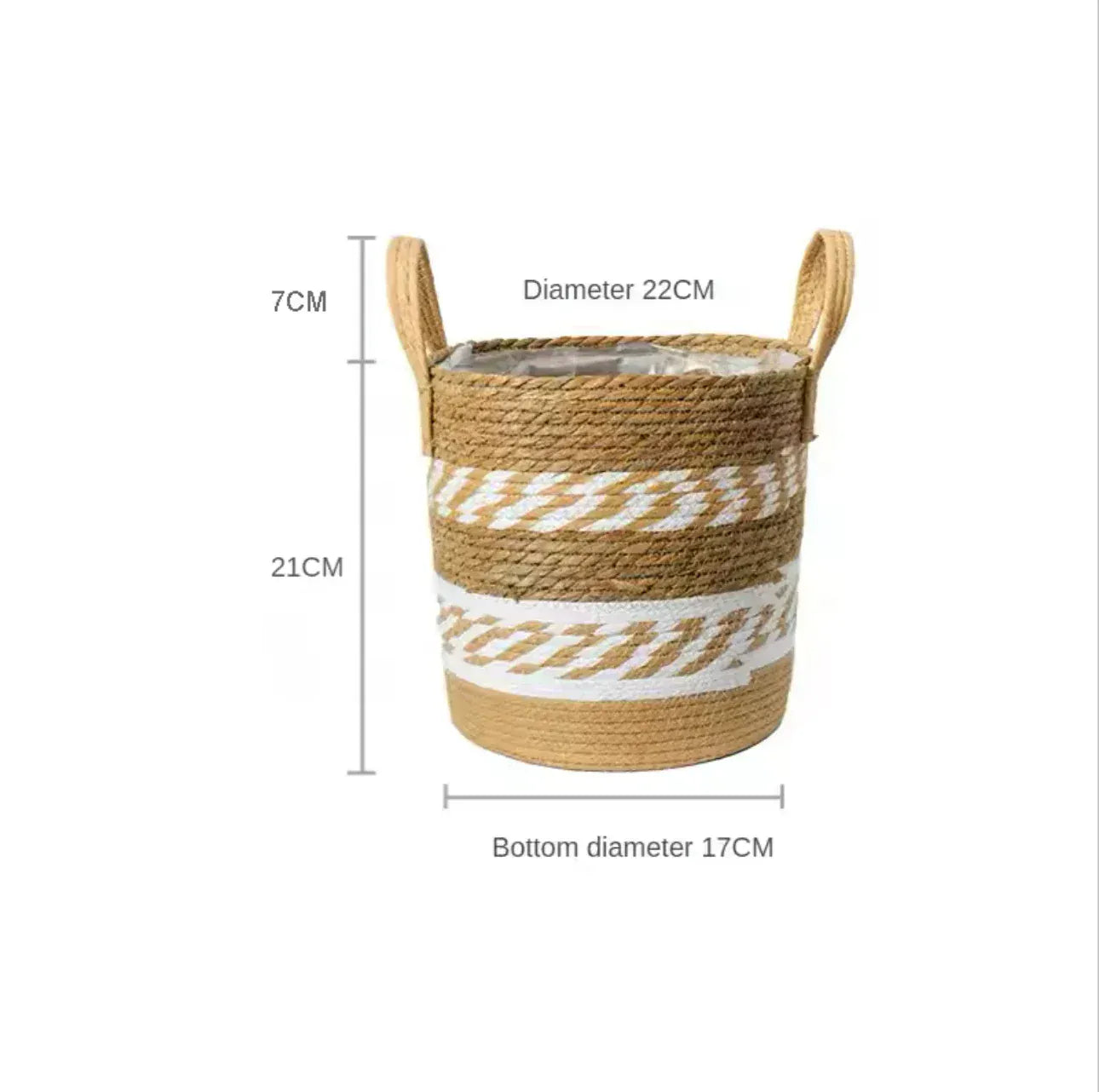 Ma boutique 22CM cache pot en osier tendance