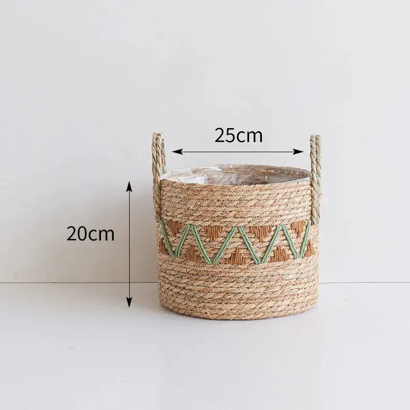 Ma boutique Original Cache pot en osier tresse