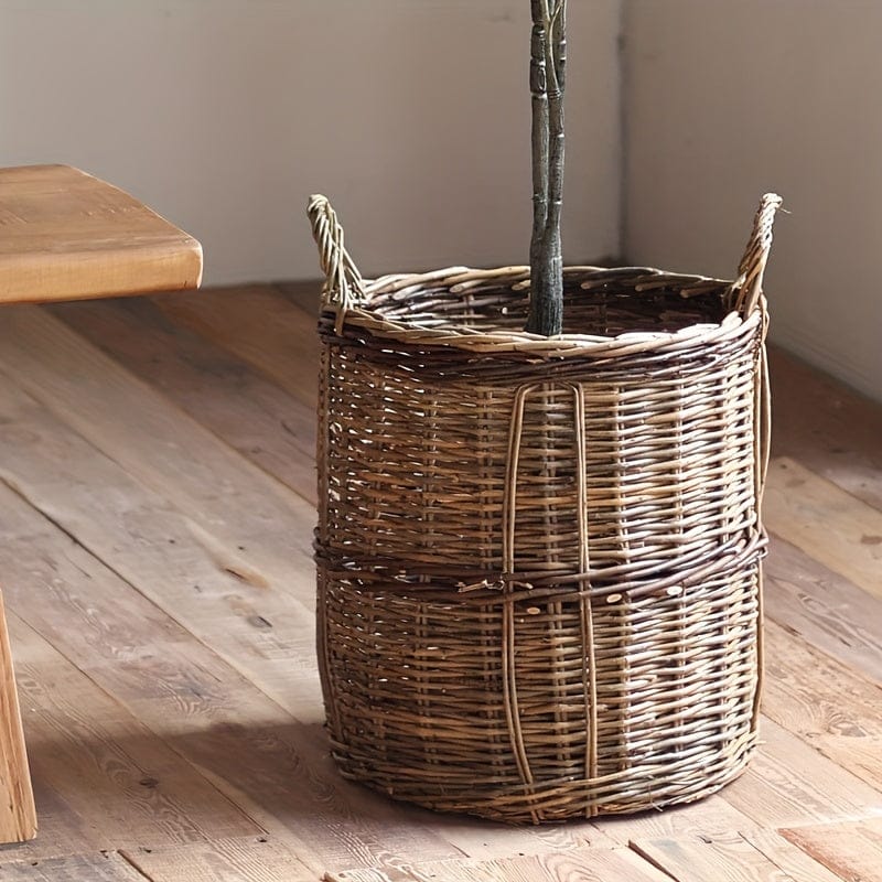 Ma boutique cache-pot en rotin extérieur