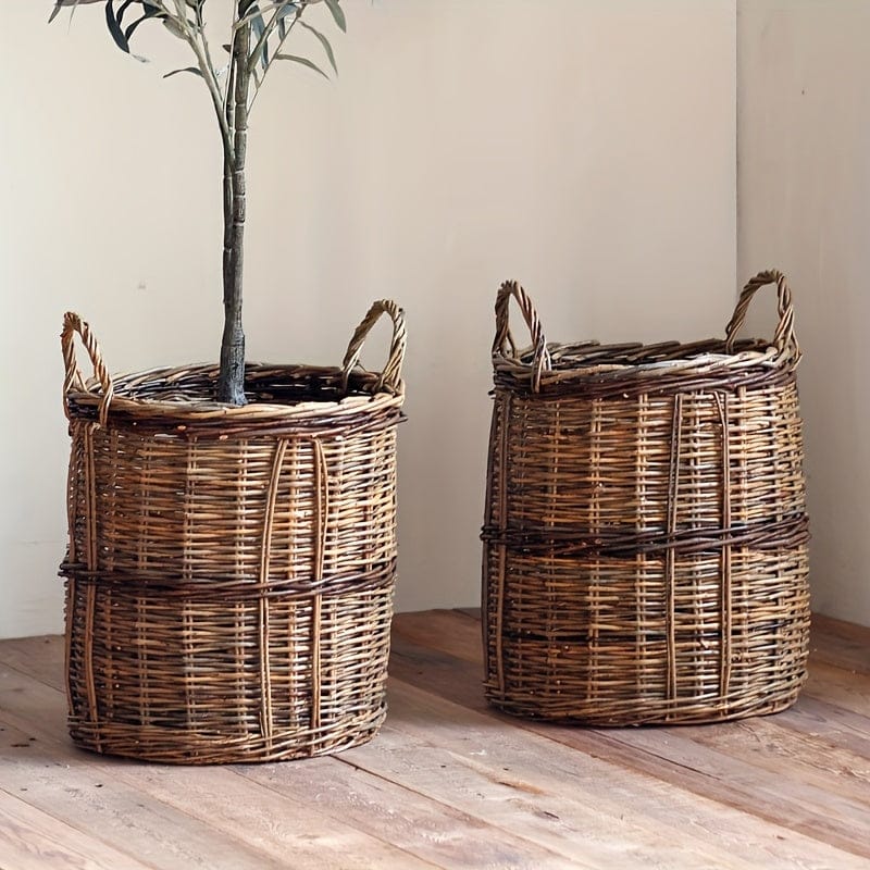 Ma boutique cache-pot en rotin extérieur