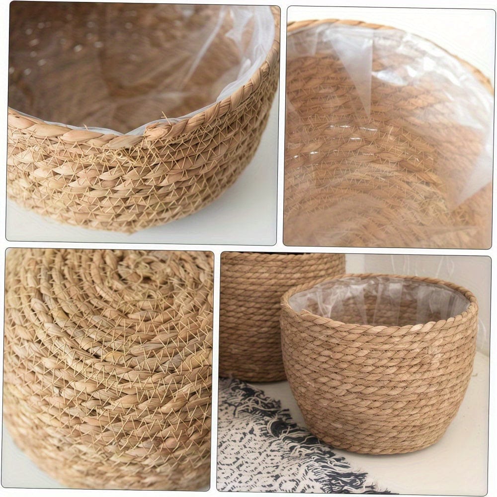 Ma boutique Cache pot en rotin plante