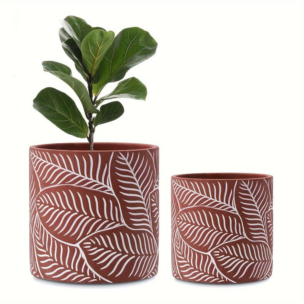 Ma boutique Terracotta cache pot en terre cuite originale