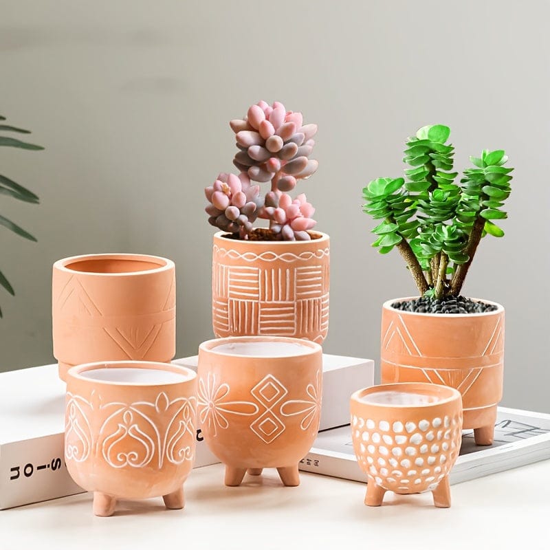 Ma boutique cache-pot fantaisie terre cuite
