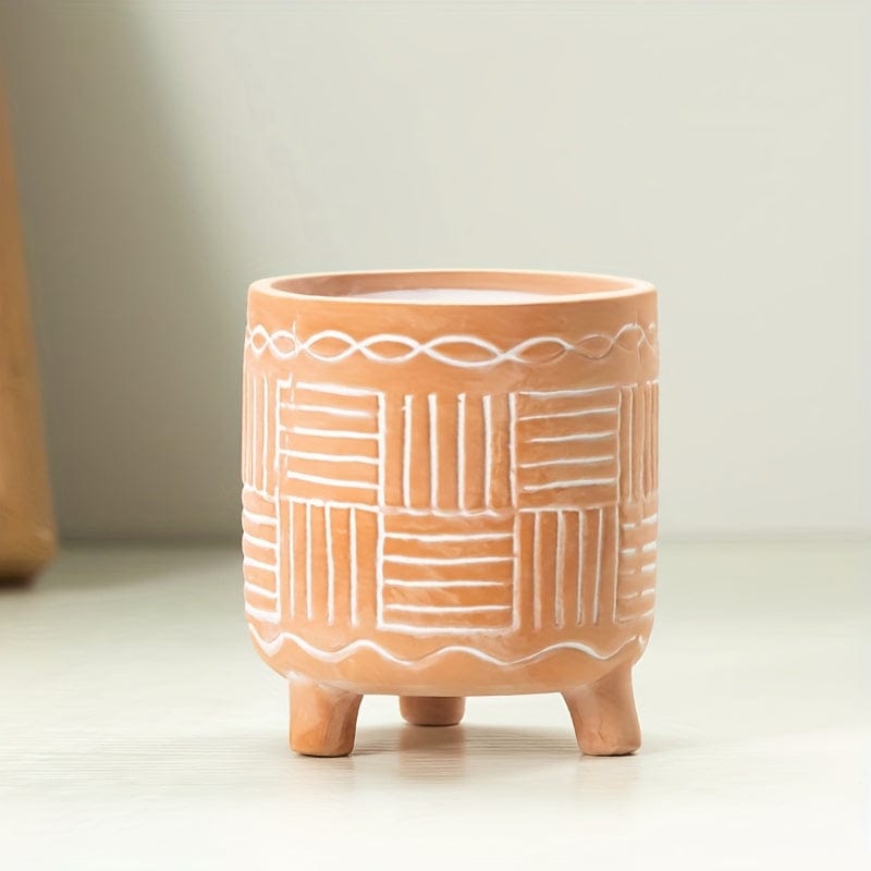 Ma boutique 4 cache-pot fantaisie terre cuite