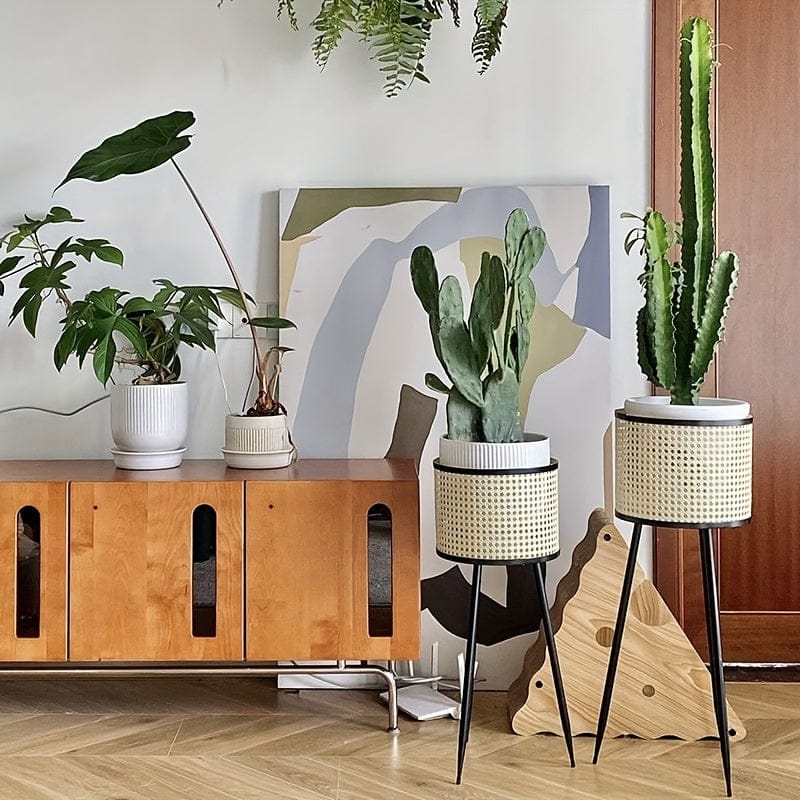 Ma boutique cache-pot intérieur sur pied
