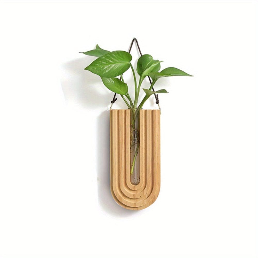 Ma boutique Naturel cache pot mural bois