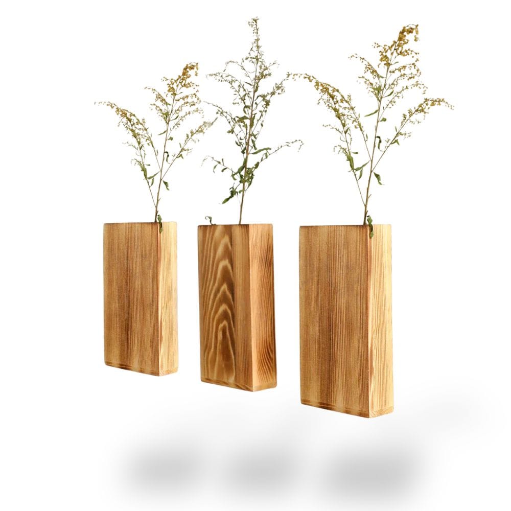 Ma boutique cache pot mural en bois