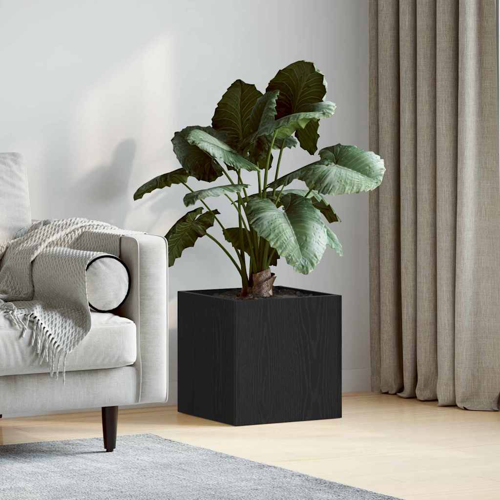 Ma boutique Cache-pot noir et bois