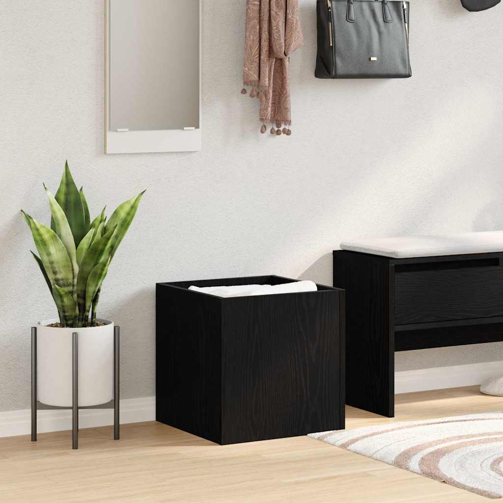 Ma boutique Cache-pot noir et bois