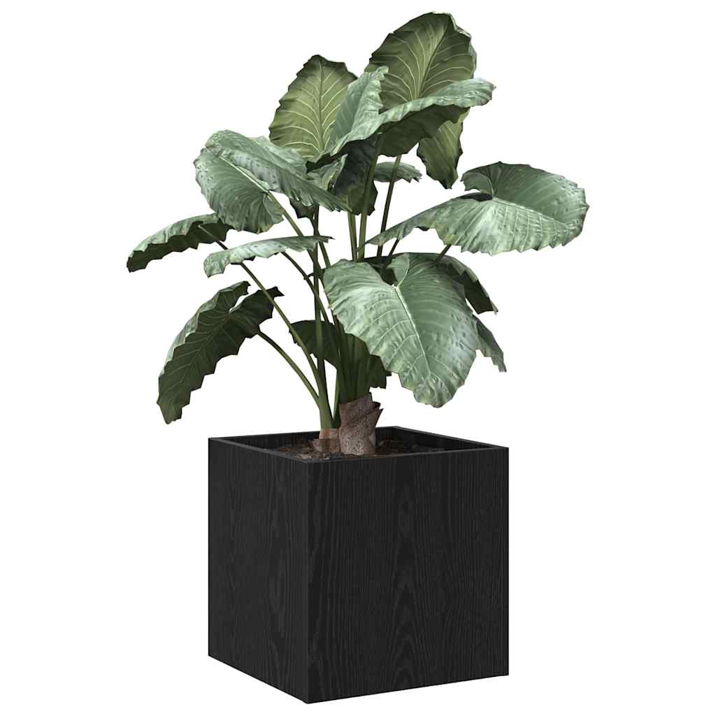 Ma boutique Cache-pot noir et bois