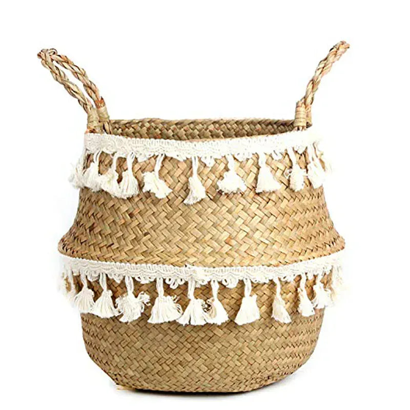 Ma boutique 22cmX20cm cache pot pour grande plante en osier