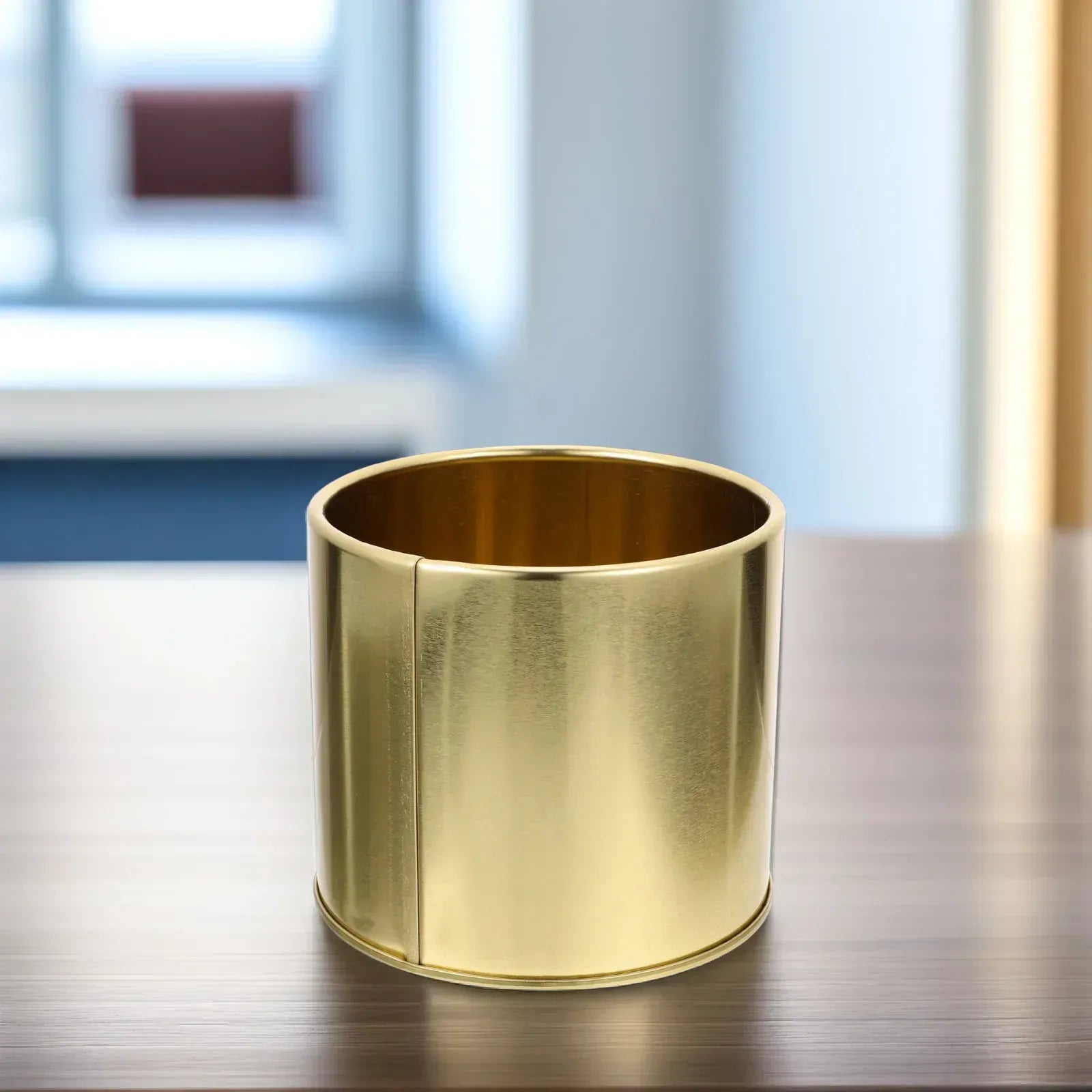 Ma boutique cache-pot rond doré