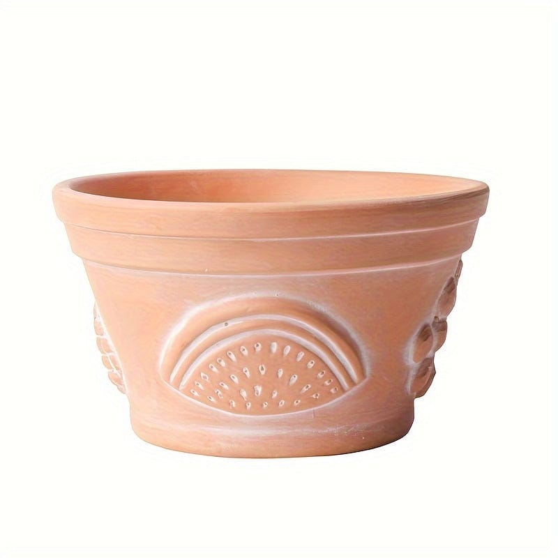Ma boutique 1 / Pot cache pot sculpture en terre cuite