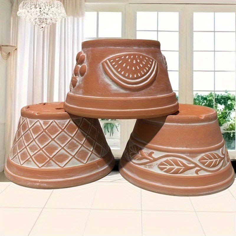 Ma boutique cache pot sculpture en terre cuite