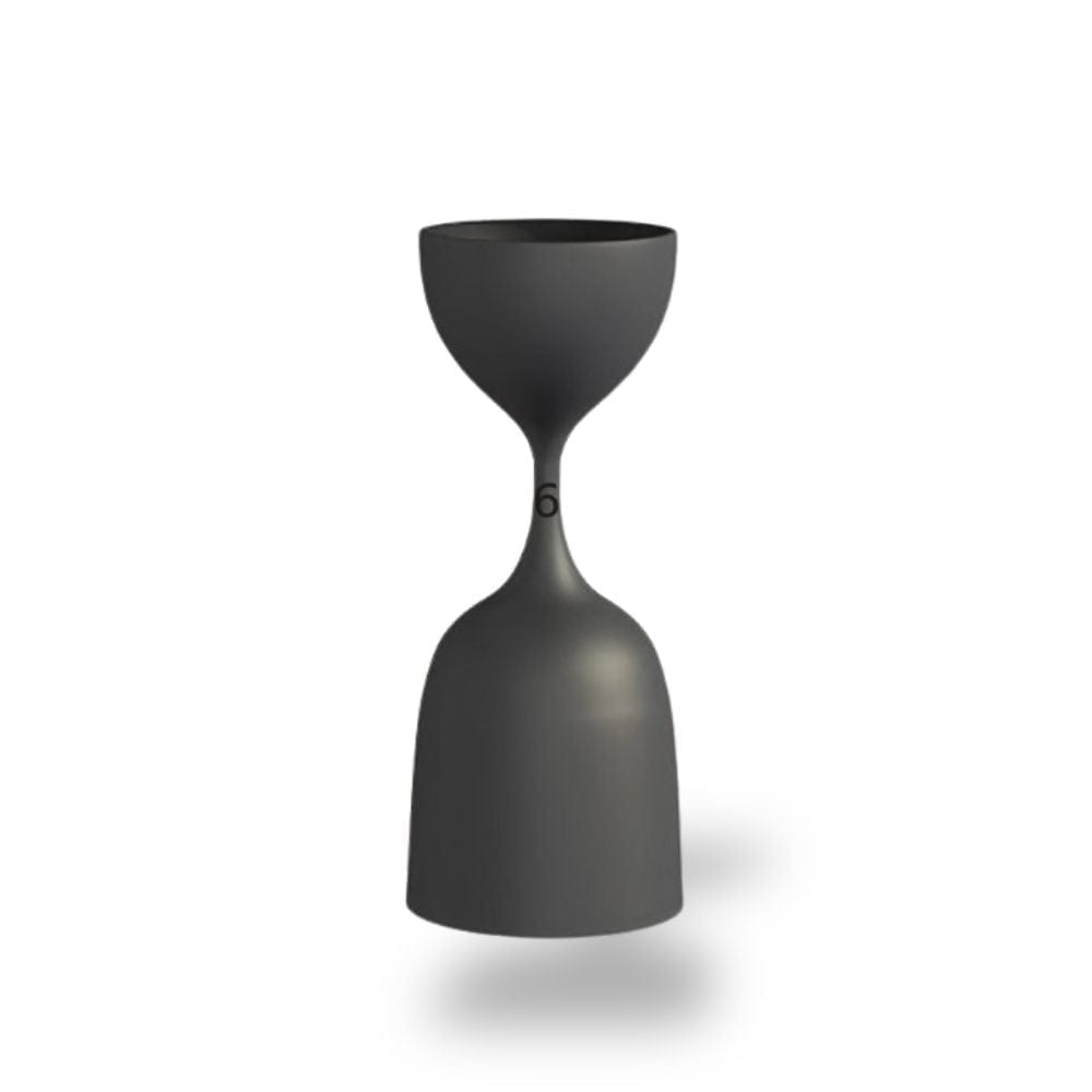 Ma boutique cache-pot sur pied noir design
