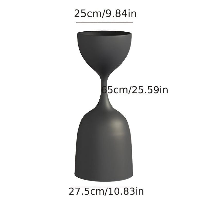 Ma boutique Grand cache-pot sur pied noir design