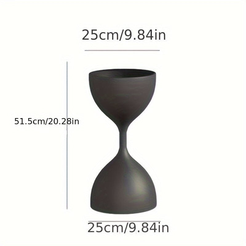 Ma boutique Moyen cache-pot sur pied noir design