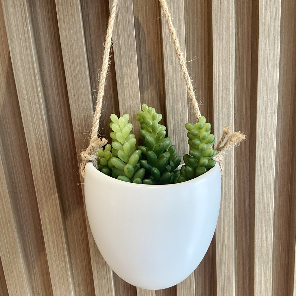 Ma boutique Cache pot suspendu céramique