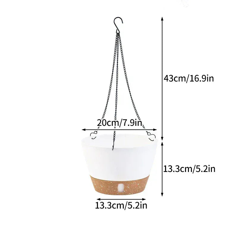 Ma boutique 1 Cache-pot suspendu plastique