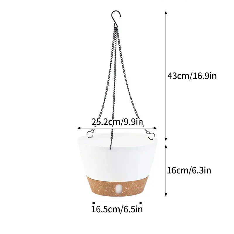 Ma boutique 2 Cache-pot suspendu plastique