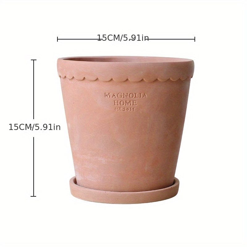 Ma boutique 15CM cache pot terre cuite 20x20