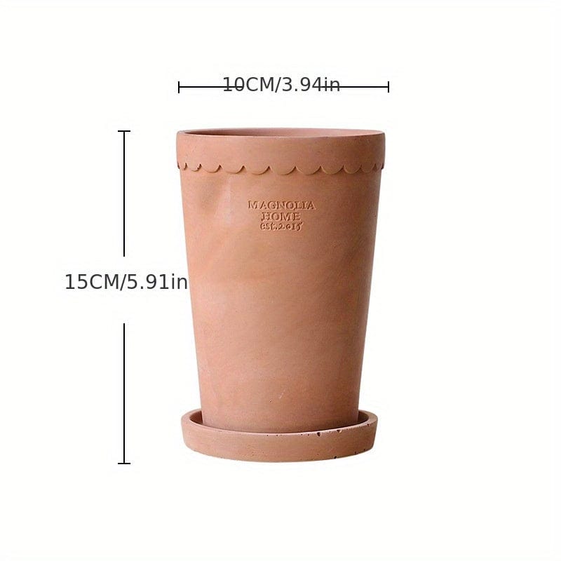 Ma boutique Petit cache pot terre cuite 20x20