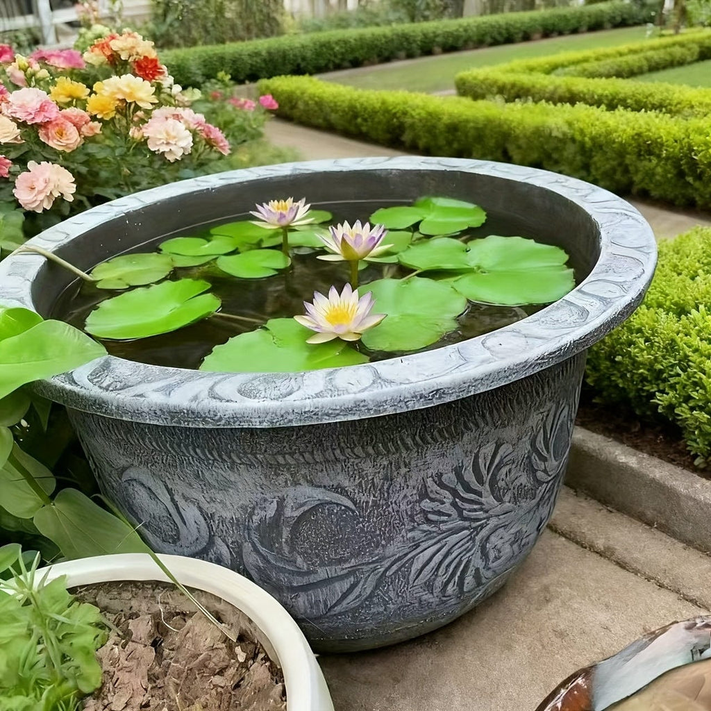 Ma boutique 18.02L cache-pot terre cuite gris