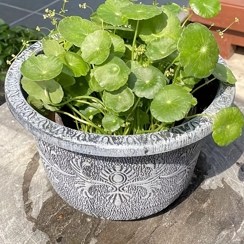 Ma boutique 18.02L cache-pot terre cuite gris