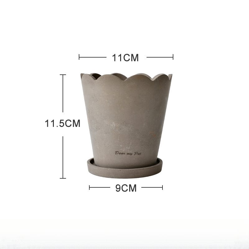 Ma boutique Petit Gris cache pot terre cuite vintage