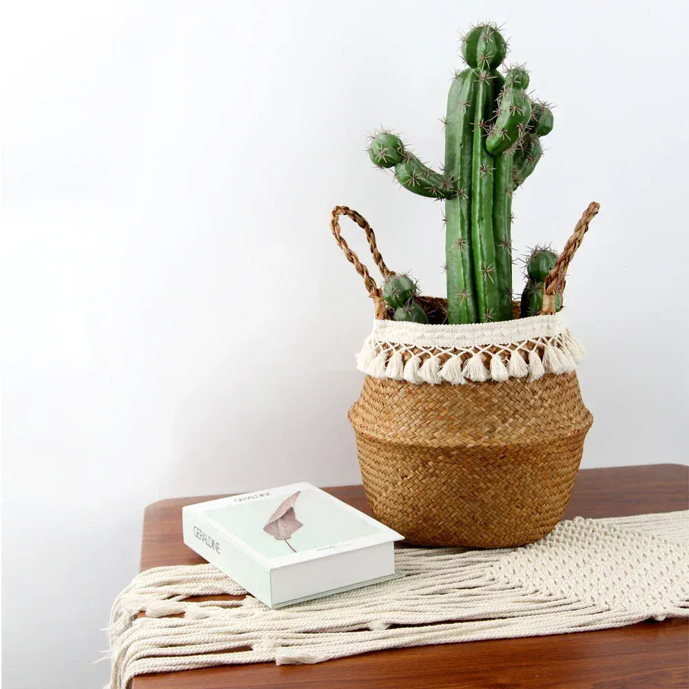 Ma boutique cache pot tressé à la main